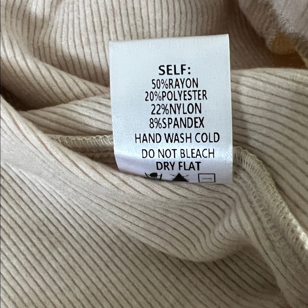 White Birch Cream Wide Leg Pants 2X fits like 3X or 4X TALL - Picture 6 of 6